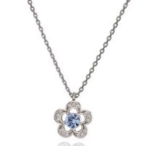 Kate Spade stencil scallops pendant blue
